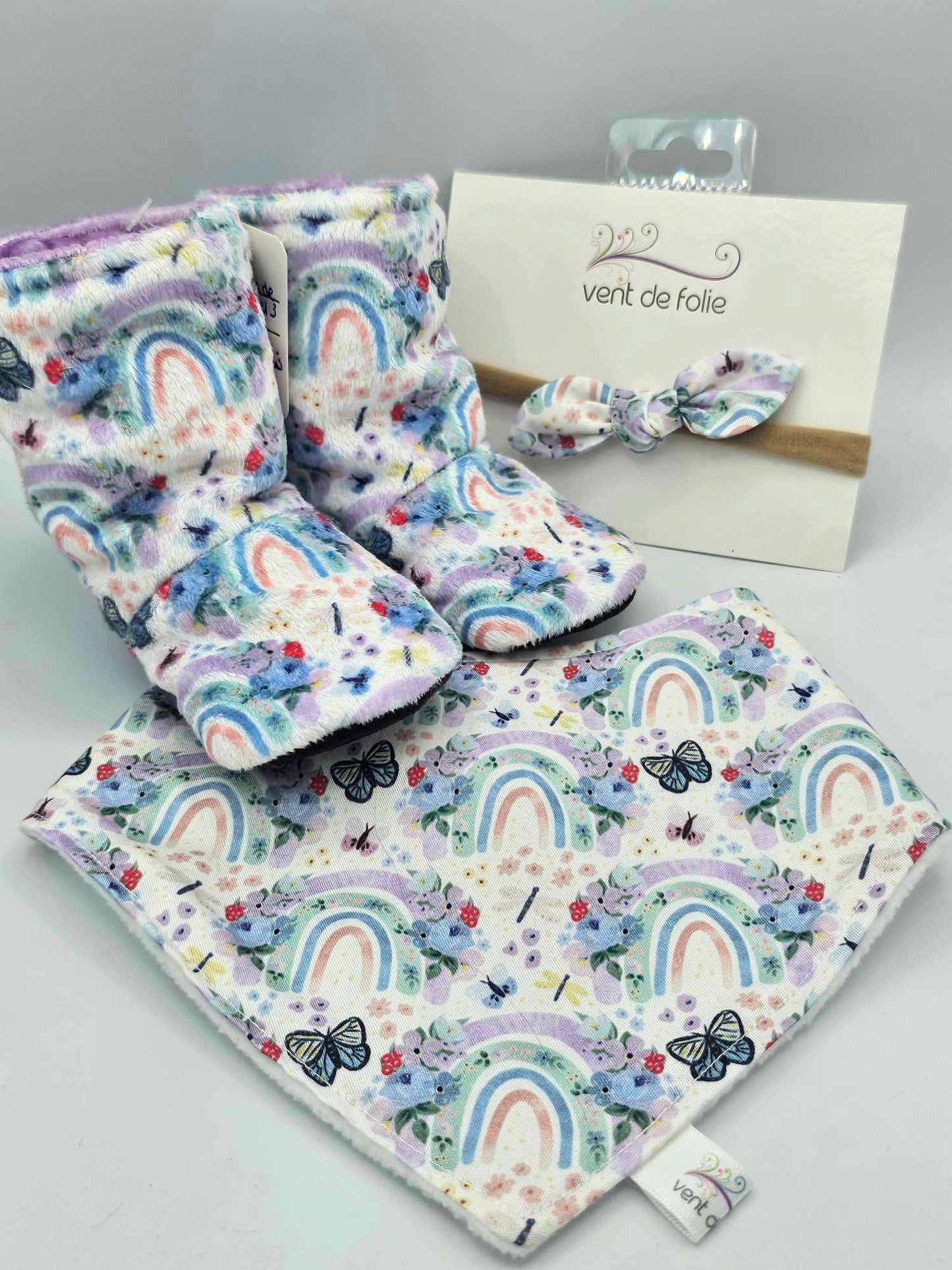 Bavoir Au delà de l'arc-en-ciel