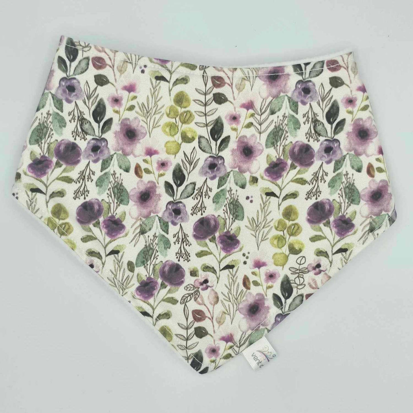 Bavoir Floral Boho violet