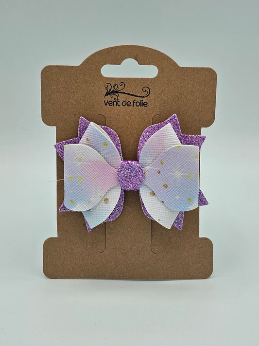 Barrette Mauve brillante