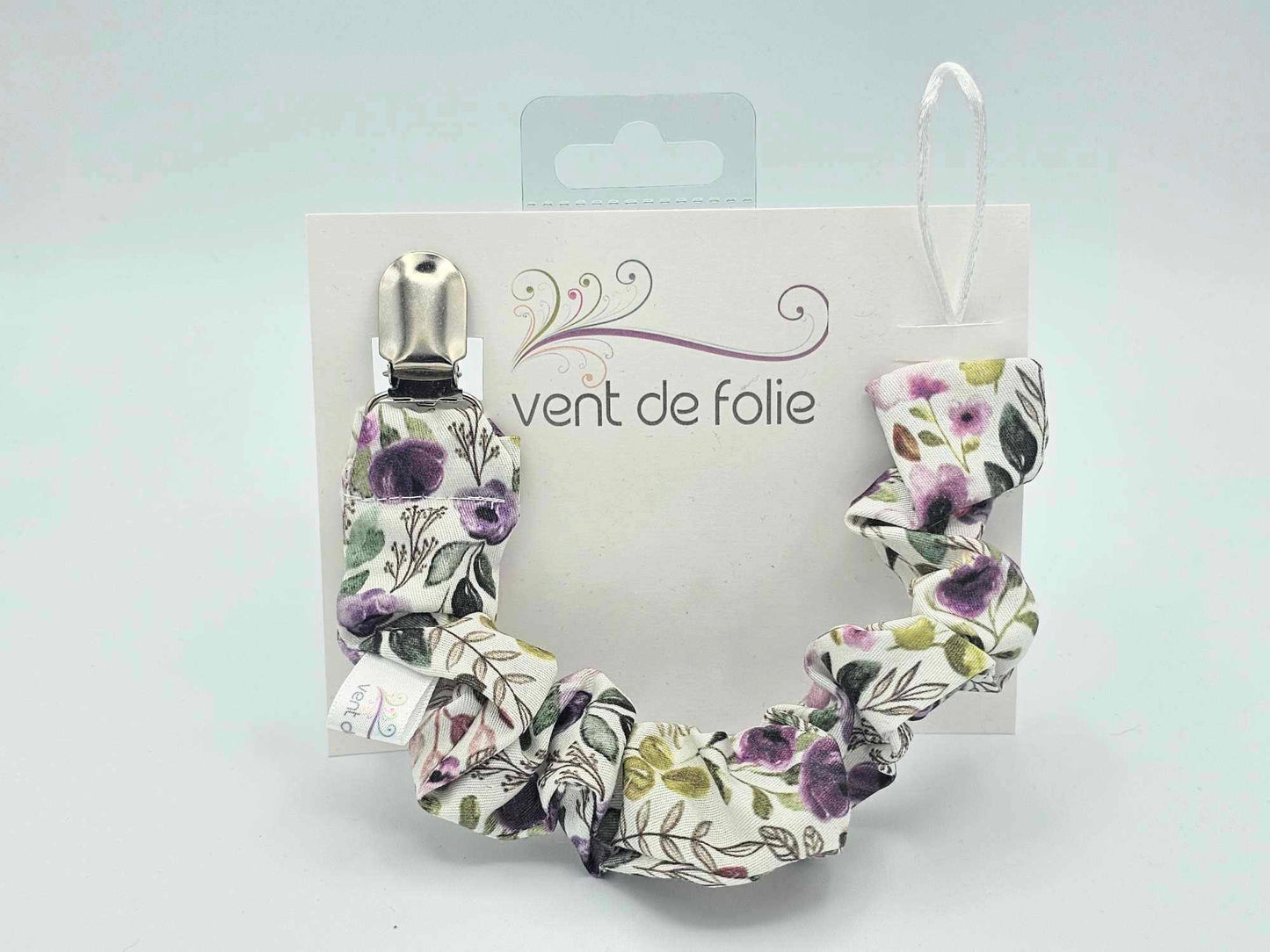 Attache-suce Floral boho violet